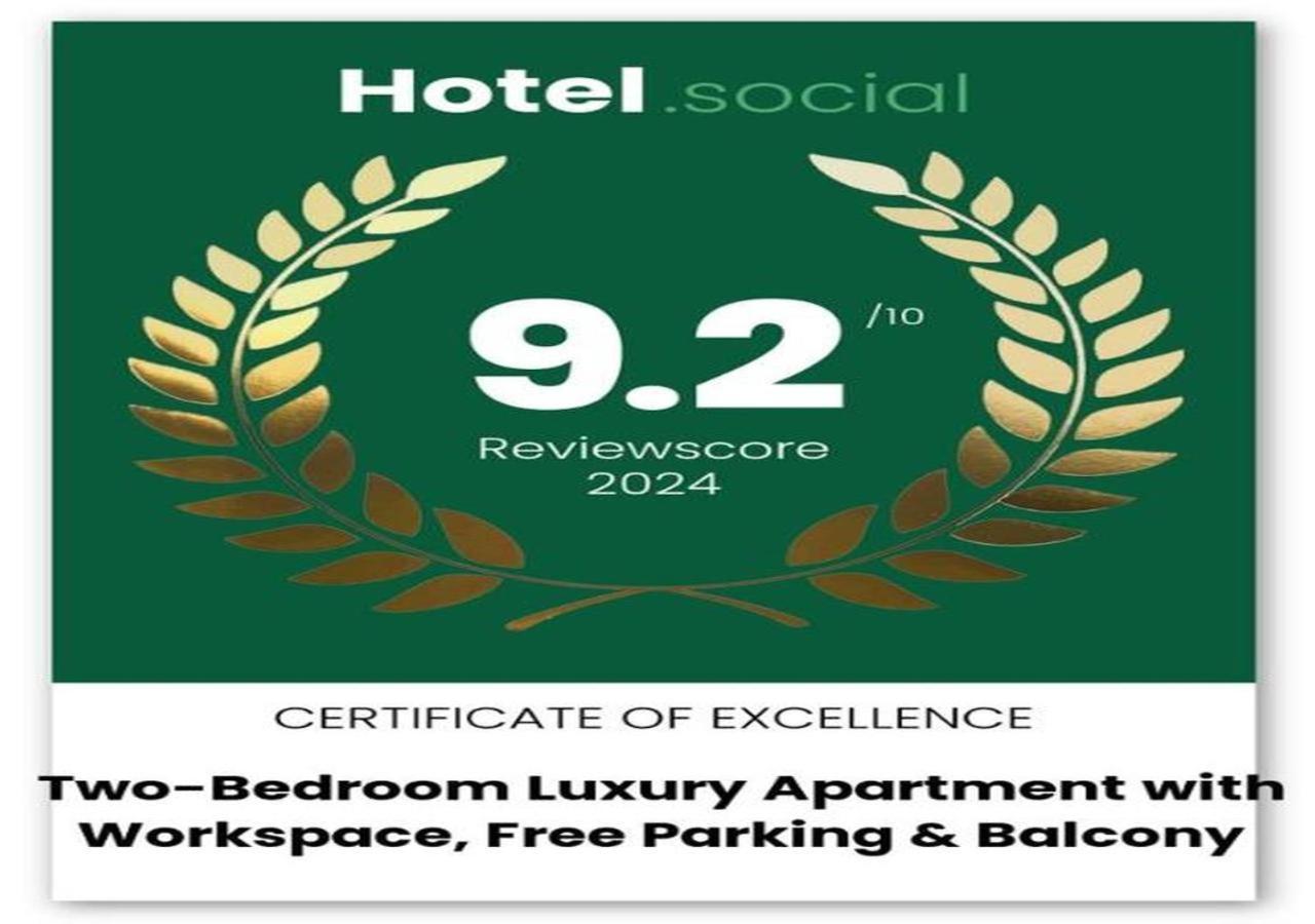 Two-Bedroom Luxury Apartment With Workspace, Free Secure Parking & Coffee برمنغهام المظهر الخارجي الصورة